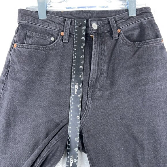 H&M Vintage Mom Jeans Ultra High Waist Ankle Length Women's Black Size 6 - Picture 9 of 12